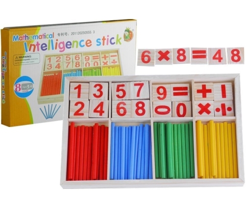 Maths Counting Wooden Set Education