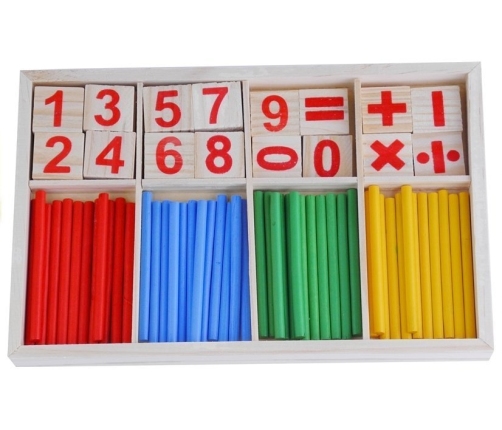 Maths Counting Wooden Set Education