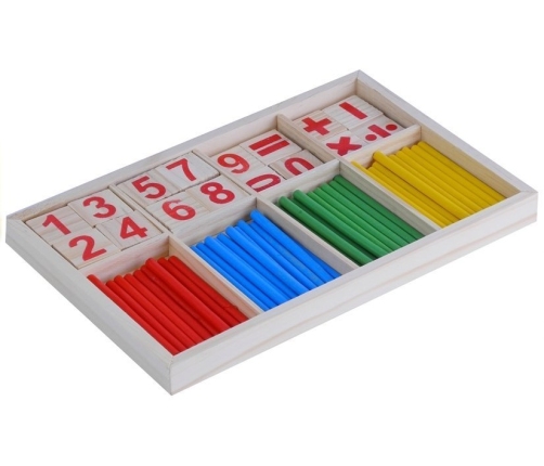 Maths Counting Wooden Set Education