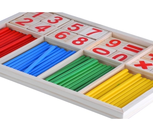 Maths Counting Wooden Set Education