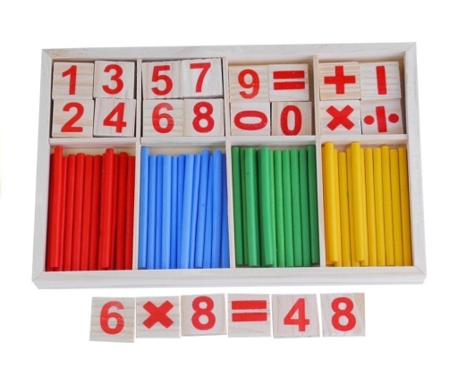 Maths Counting Wooden Set Education