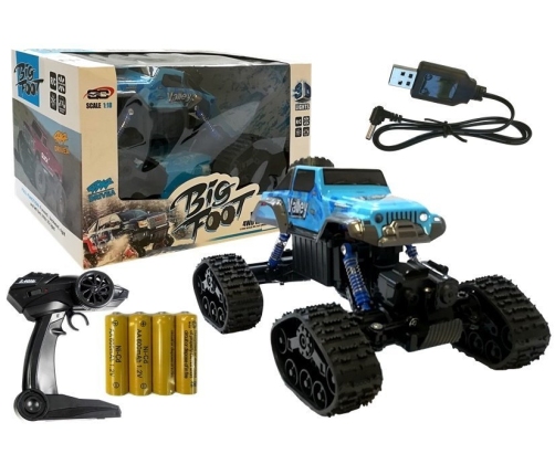 Remote Controlled Monster Truck R/C Blue