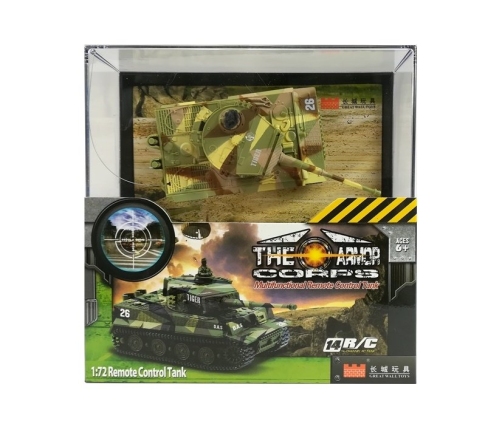 R/C Tank Remote Control 35 MHz 1:72 Stealth Color