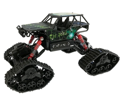 Offroad R/C Car 4x4 Black with Skull Pattern