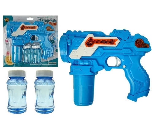 Soap Bubble Gun 3 Barrels Lights and Sound