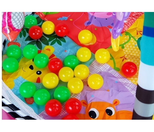 Educational Mat Pool with Balls Hippo for a Baby