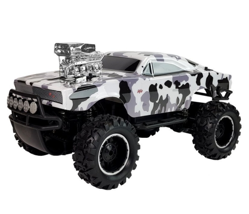 Remote Controlled 2.4G 4x4 Off-roader White & Black Camo