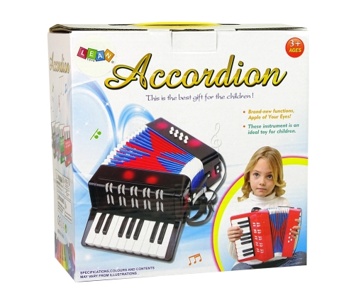 Accordion Musical Instrument for Kids Music Blue