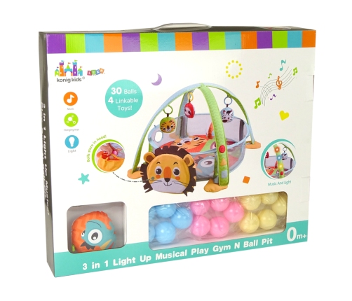 Educational Mat Lion Playpen Balls for Baby