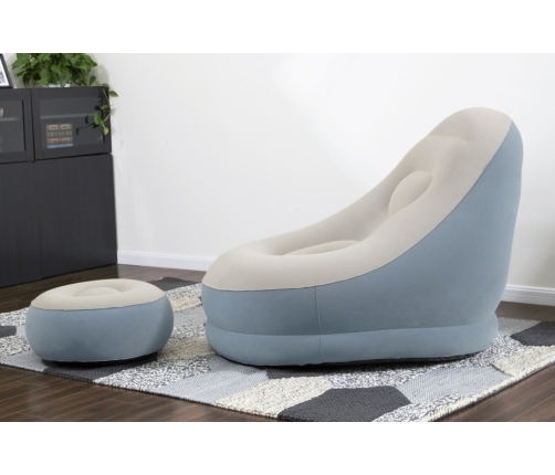 Bestway 75053 inflatable armchair with footrest 122 x 94 x 81 cm