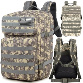 Военный рюкзак 40-60L Grey 