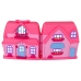 Set Villa Cottage with Lights Plastic Pink