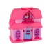 Set Villa Cottage with Lights Plastic Pink