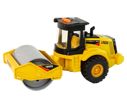 Roller Yellow Construction Vehicle