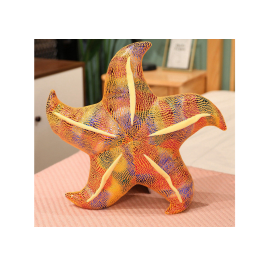 Mascot Plush Starfish Yellow Pillow 45 cm