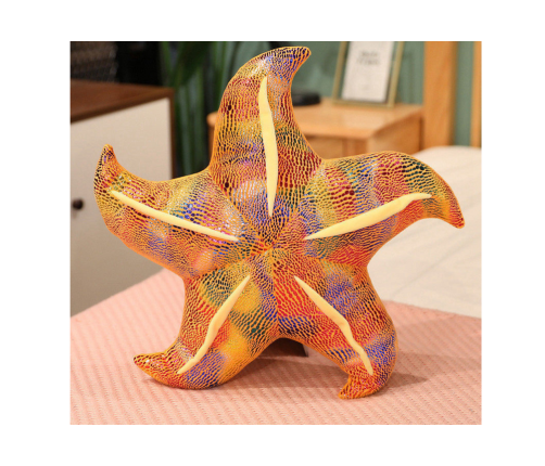 Mascot Plush Starfish Yellow Pillow 45 cm