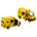 Ambulance Ambulance 1:32 Opening Doors Lights Sounds Drive Yellow