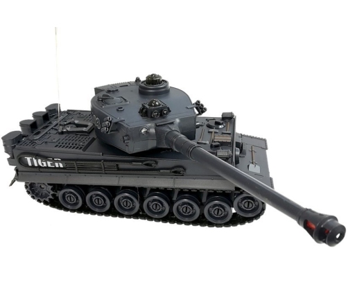 R/C Tank 1:28 with Enemy Bunker Black Tiger I