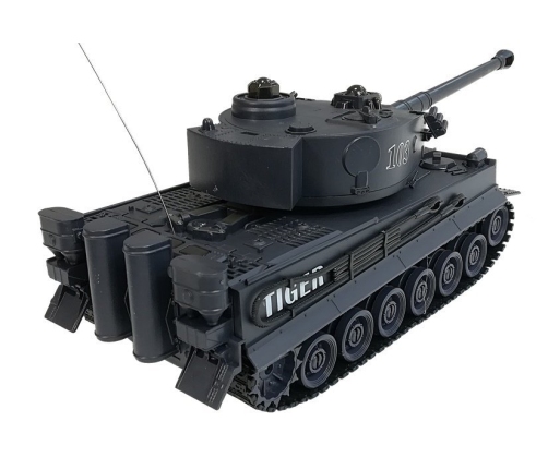 R/C Tank 1:28 with Enemy Bunker Black Tiger I