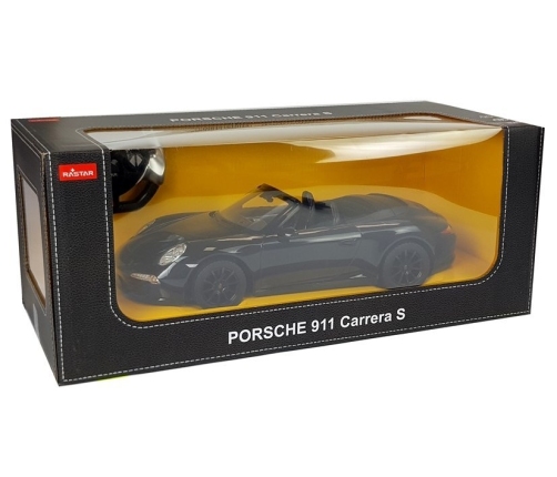 Car R/C Porsche 911 Carrera S Rastar 1:12 Black