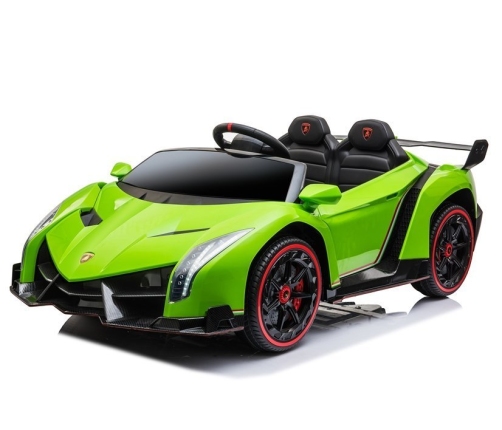 Elektriskā sporta automašīna bērniem Lamborghini Veneno Green