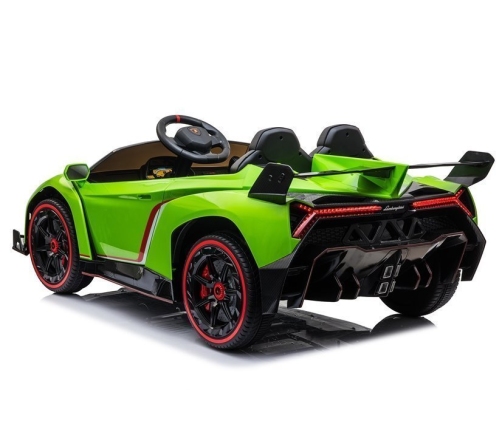 Elektriskā sporta automašīna bērniem Lamborghini Veneno Green