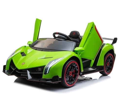 Elektriskā sporta automašīna bērniem Lamborghini Veneno Green