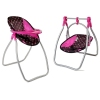 Doll Swing Alice High Chair Black-Pink