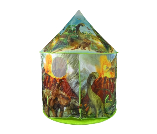 Children's Tent House Dinosaurs Garden Green