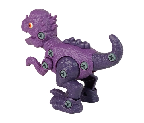 Set Dinosaur Stygimoloch with Egg DIY Screwdriver Purple