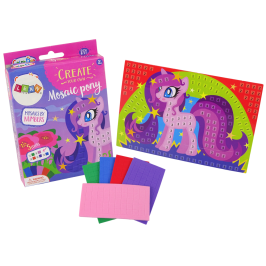 DIY Coloured Mosaic Pony Peeling Set