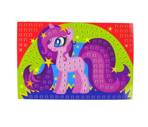 DIY Coloured Mosaic Pony Peeling Set