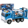 Blue Assistance Truck Police Car Sounds Lights 1:16