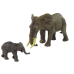 Set of 2 Elephant Figures  Elephant with elephant from the Animals of the World series