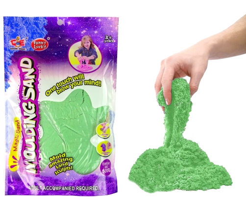 Kinetic Sand Colour Green  Pack of 500g