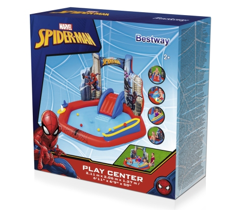 Spider Man Inflatable Playground 211 x 206 x 127 cm Bestway 98793