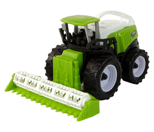 Farm Vehicle Set Green Tractors 4 Pieces