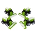 Farm Vehicle Set Green Tractors 4 Pieces