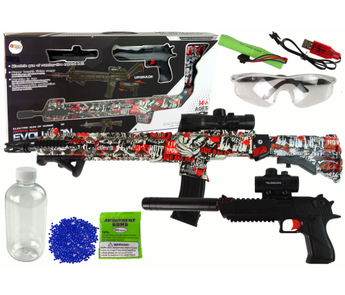 Rifle Water Bullet Gun Accessories Colorful