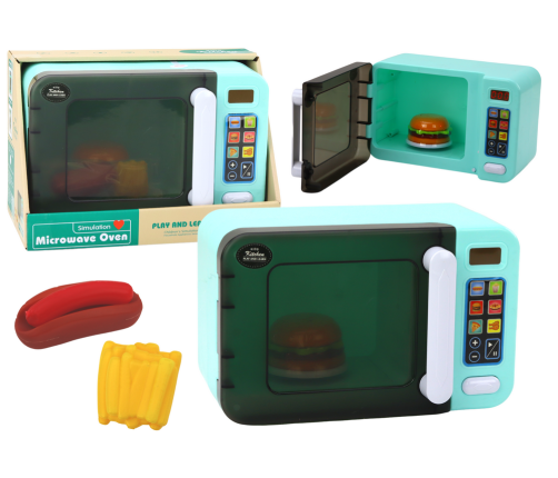 Toy Microwave Oven Turquoise Microwave Accessories