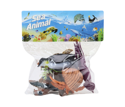 Marine Animals Plants Figures Set 8 El