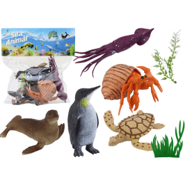 Marine Animals Plants Figures Set 8 El