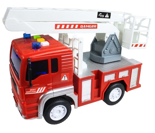 Fire Truck Toy Car - with Sounds & Movable Elements