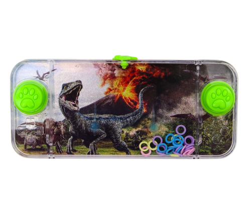 Water Arcade Game Dinosaur Carnotaurus Console Pad Green