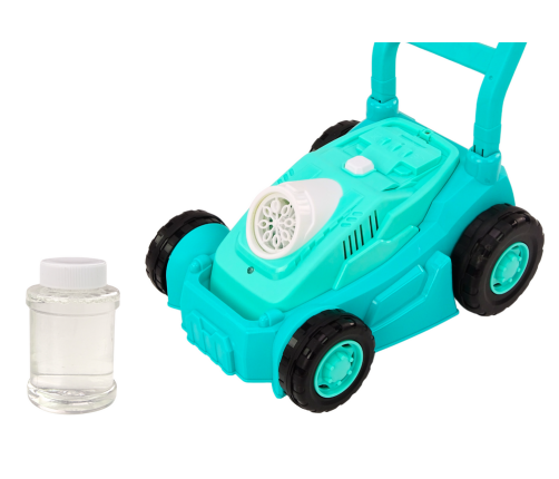 Soap Bubble Machine Mower Ride-On with Handle Green