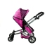 2in1 Doll Bogie and Stroller Alice - Pink and with Dots