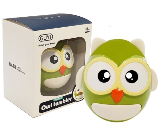 Teether for a child Green Owl