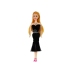 Doll in a black dress 28 cm Jewelry Beads