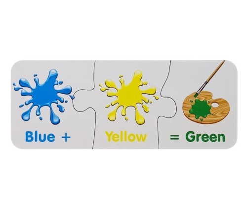 Puzzle Educational English Colors 10 Connections