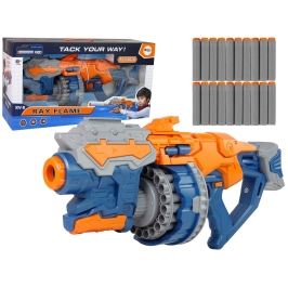 Huge Foam Gun RAY FLAME Rotating Magazine The gun is as long as 55 centimetres